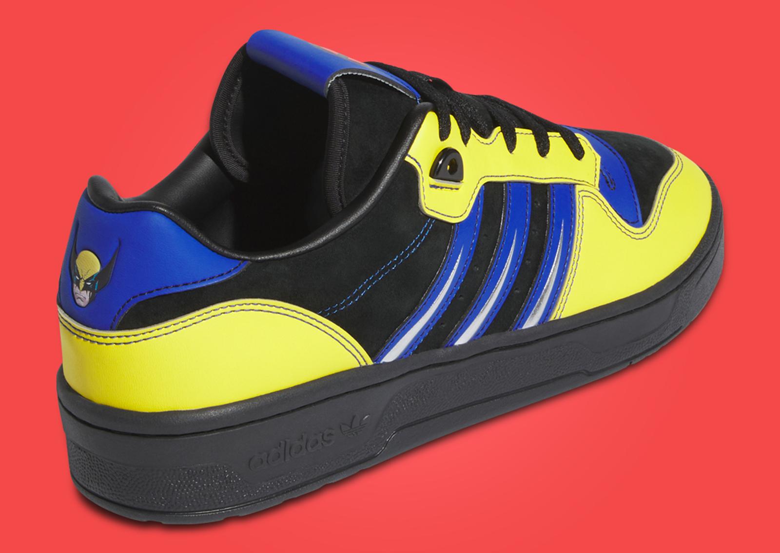 Deadpool & Wolverine x adidas Rivalry Low Wolverine Heel Angle