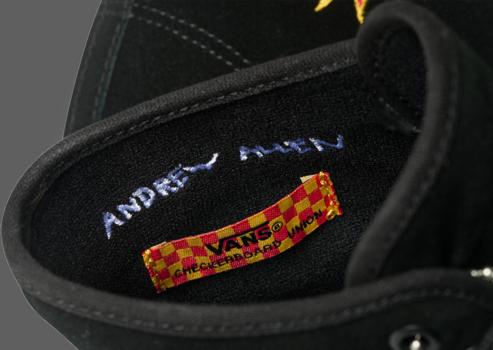 Andrew Allen x Vans Skate Authentic High Black Sockliner