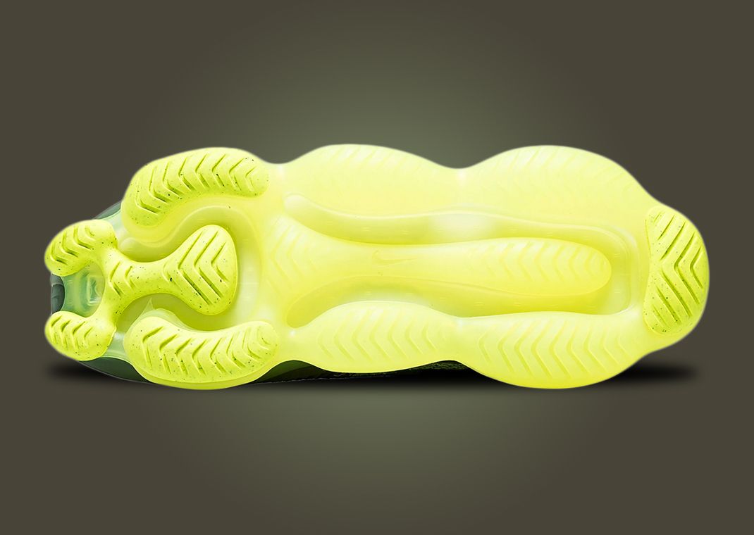 This Nike Air Max Scorpion Flyknit NN Is Green Both In A