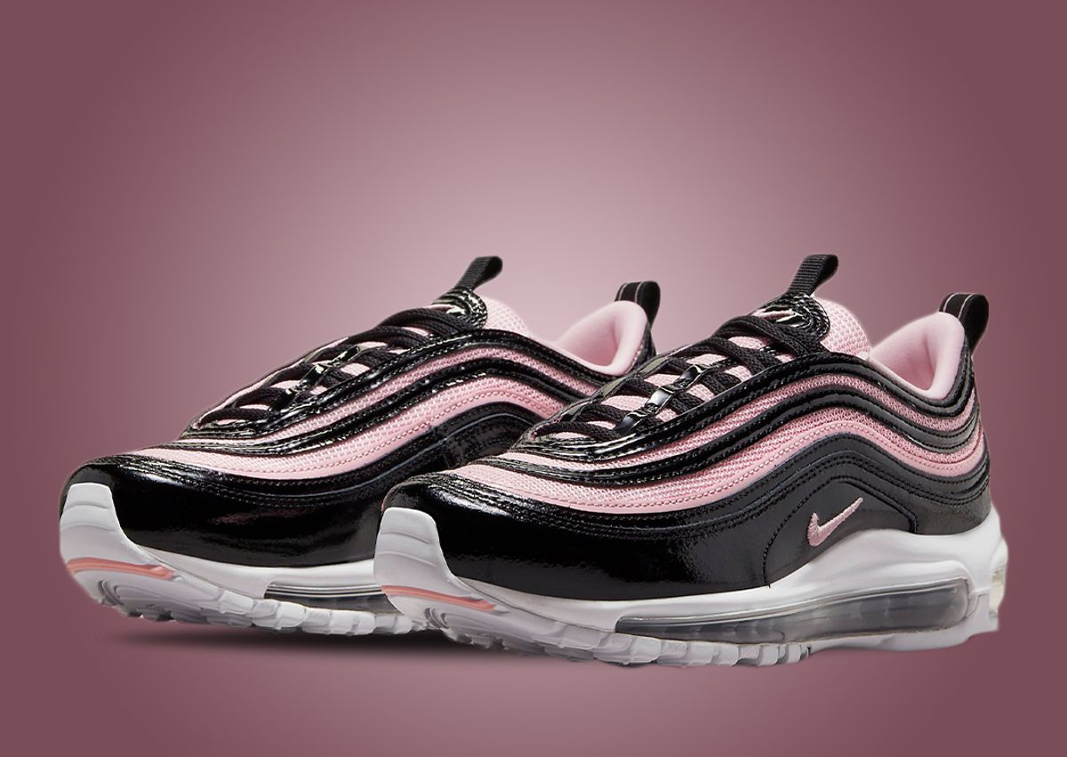 Nike air max 97 pink with black sole Clearance
