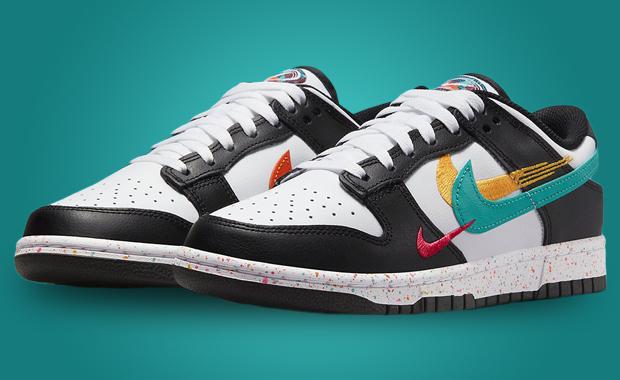 The Multi Swoosh Women's Nike Dunk Low Is Here! 