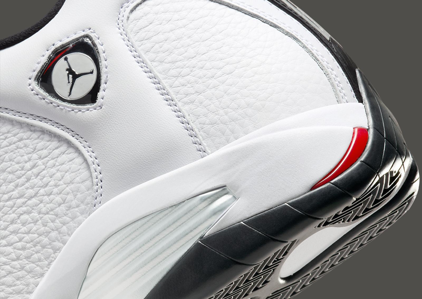 Air Jordan 14 Retro Black Toe Heel Detail