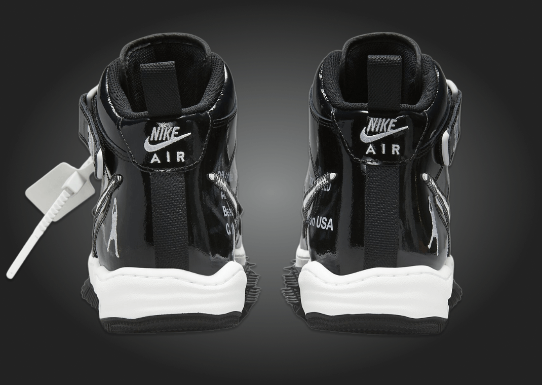 Off-White Nike Air Force 1 Mid Sheed Black White