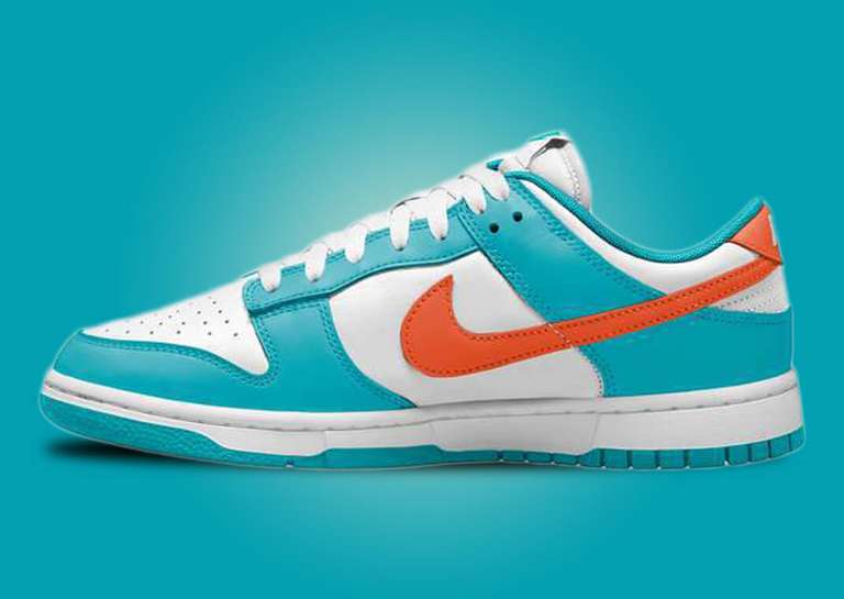 Nike Dunk Low Miami Dolphins Medial