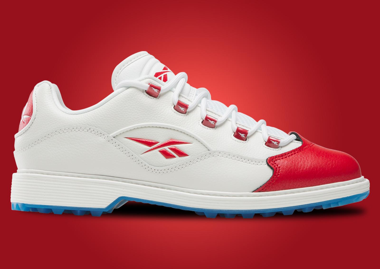 Reebok Question Golf Red Toe Lateral