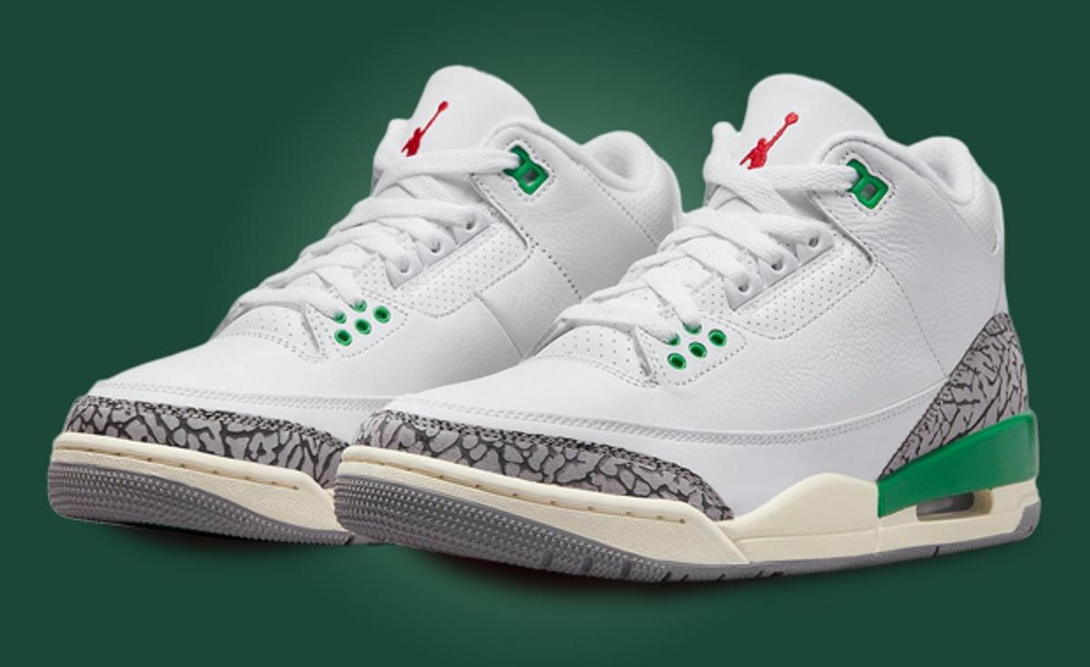 Official Look At The Women's Exclusive Air Jordan 3 Retro Lucky Green