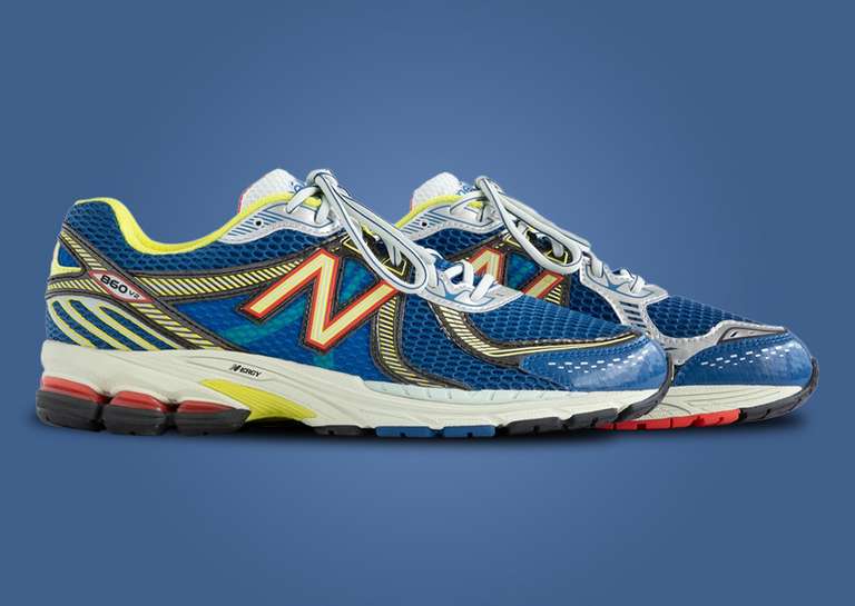 Aime Leon Dore x New Balance 860v2 Royal Blue Lateral