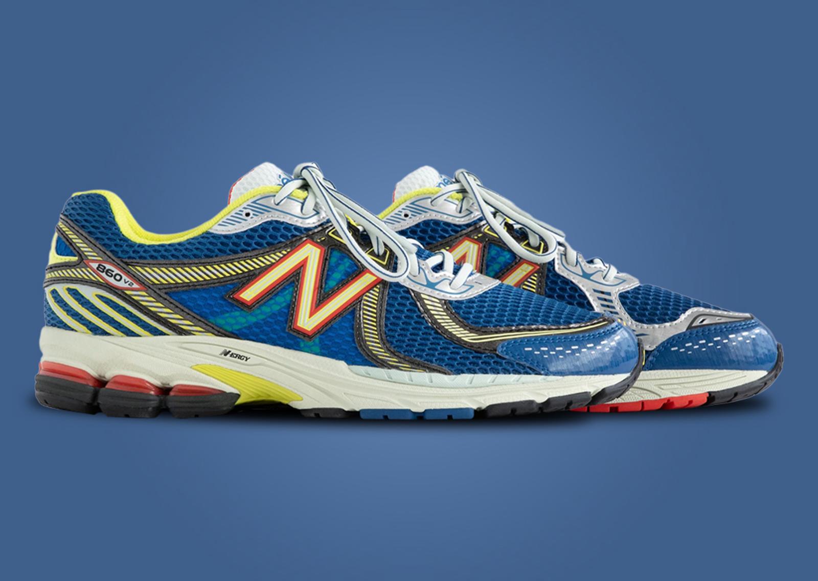 Aime Leon Dore x New Balance 860v2 Royal Blue Lateral