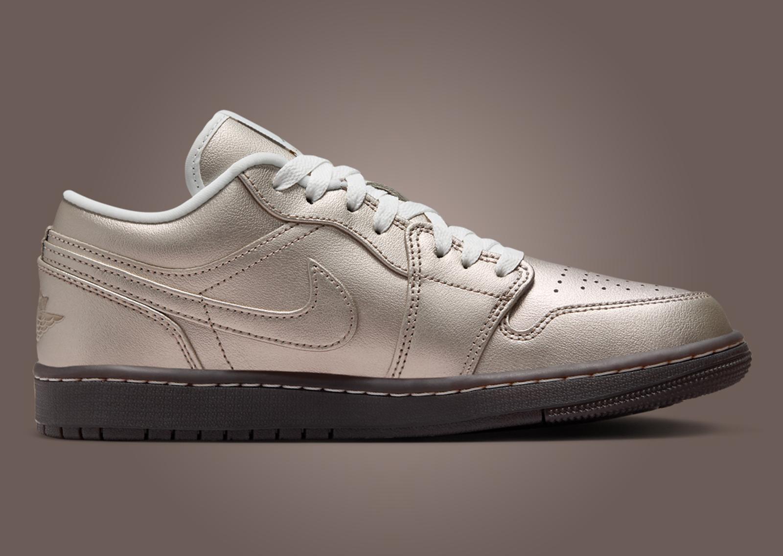 Air Jordan 1 Low Metallic Zinc (W) Medial Left