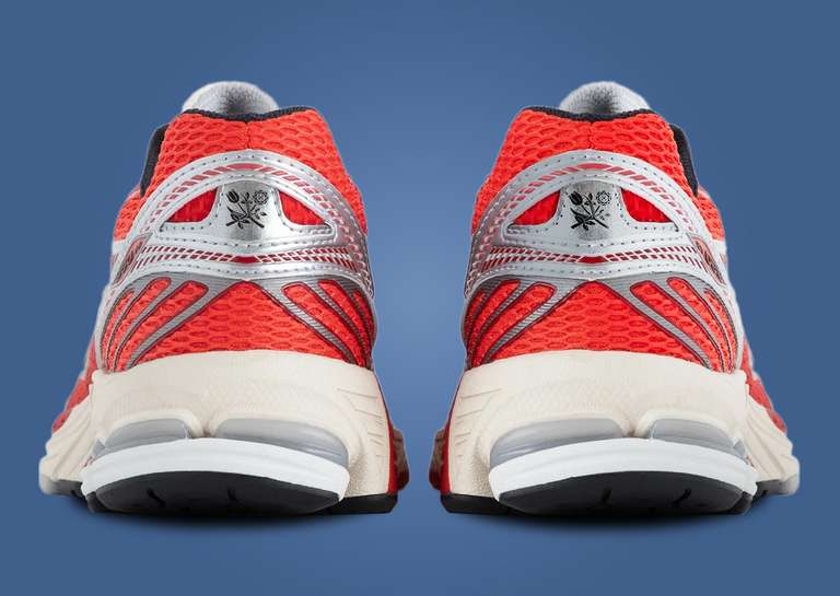 Aime Leon Dore x New Balance 860v2 Red Metallic Silver Heel