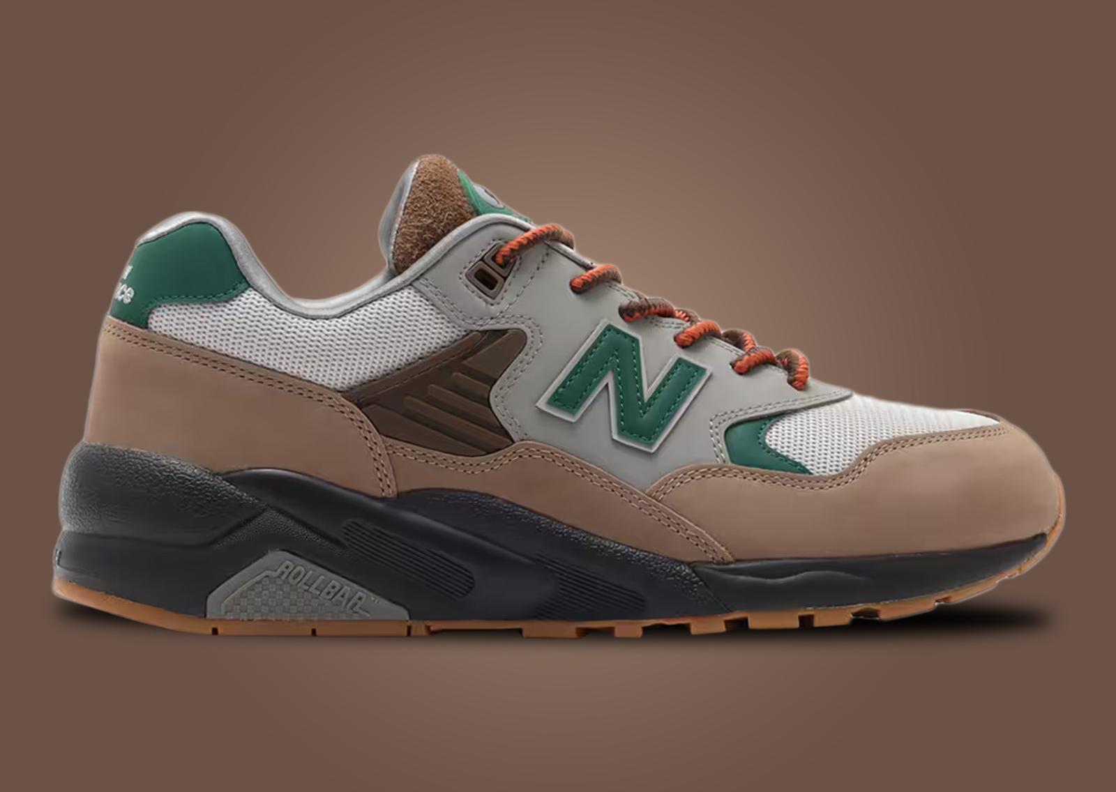 atmos Tokyo x New Balance 580 Wood Escape Lateral