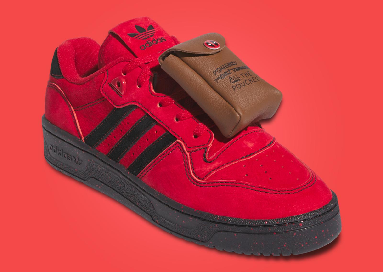 Deadpool & Wolverine x adidas Rivalry Low Deadpool Angle