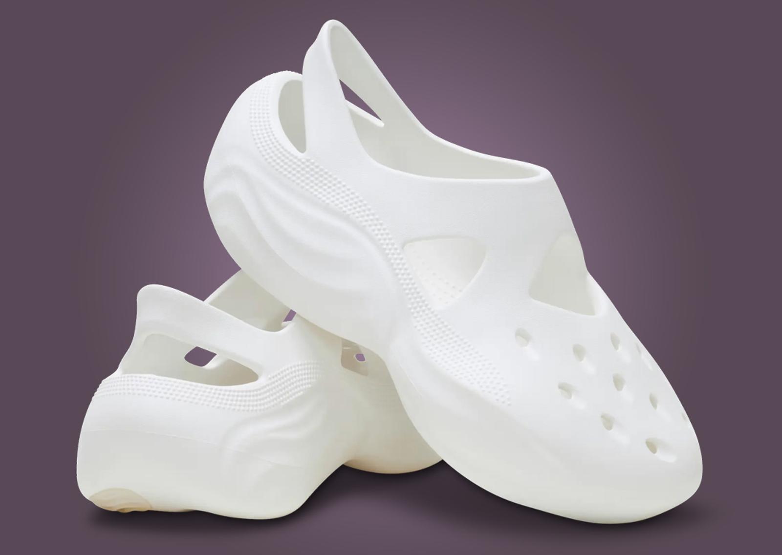 Dingyun Zhang x Crocs Diffuser White Angle