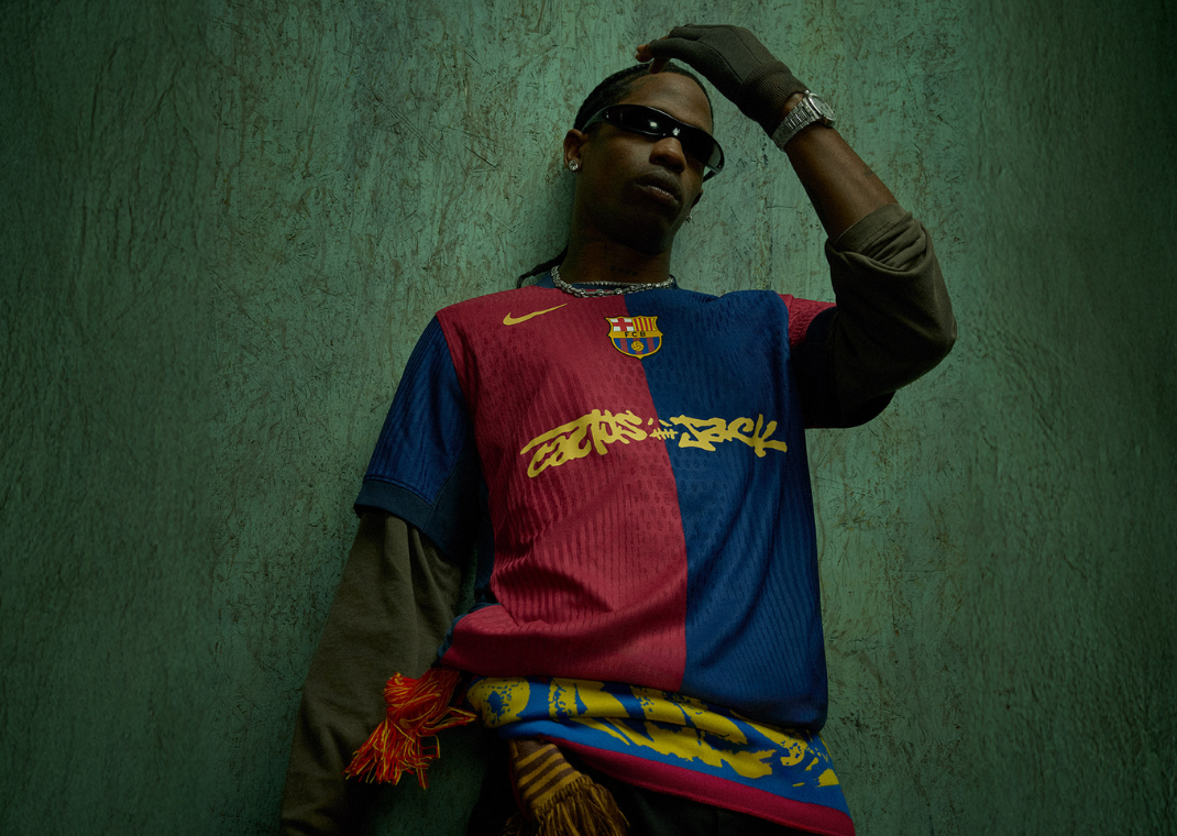 ウェア Travis Scott FC Barcelona Cactus Jack M Travis Scott just dropped his official FC Barcelona collab