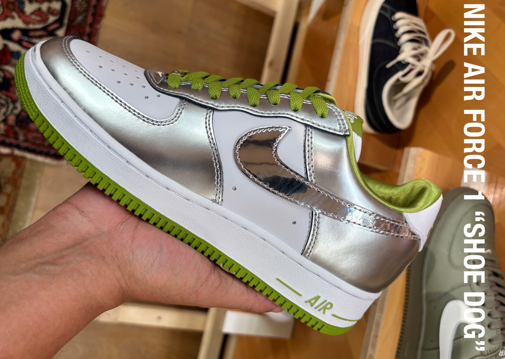 SHOE DOG The Nike Air Force 1 '01 Shoe Dog is a Tribute to Phil Knight's