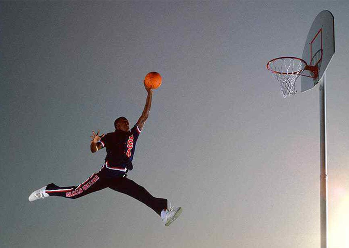 Original Air Jordan Jumpman Photo Shoot by Jacobus Rentmeester (1984)