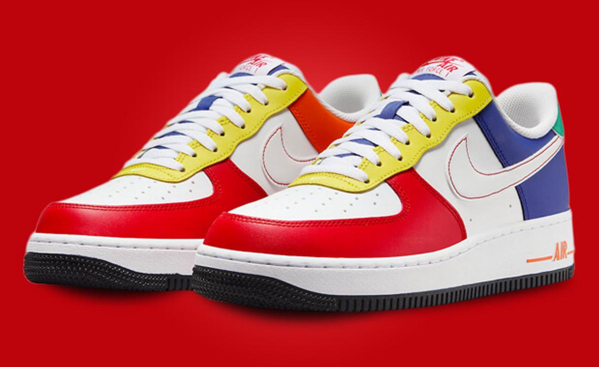 The Nike Air Force 1 Low Takes On An Unofficial Rubik's Cube Colorway