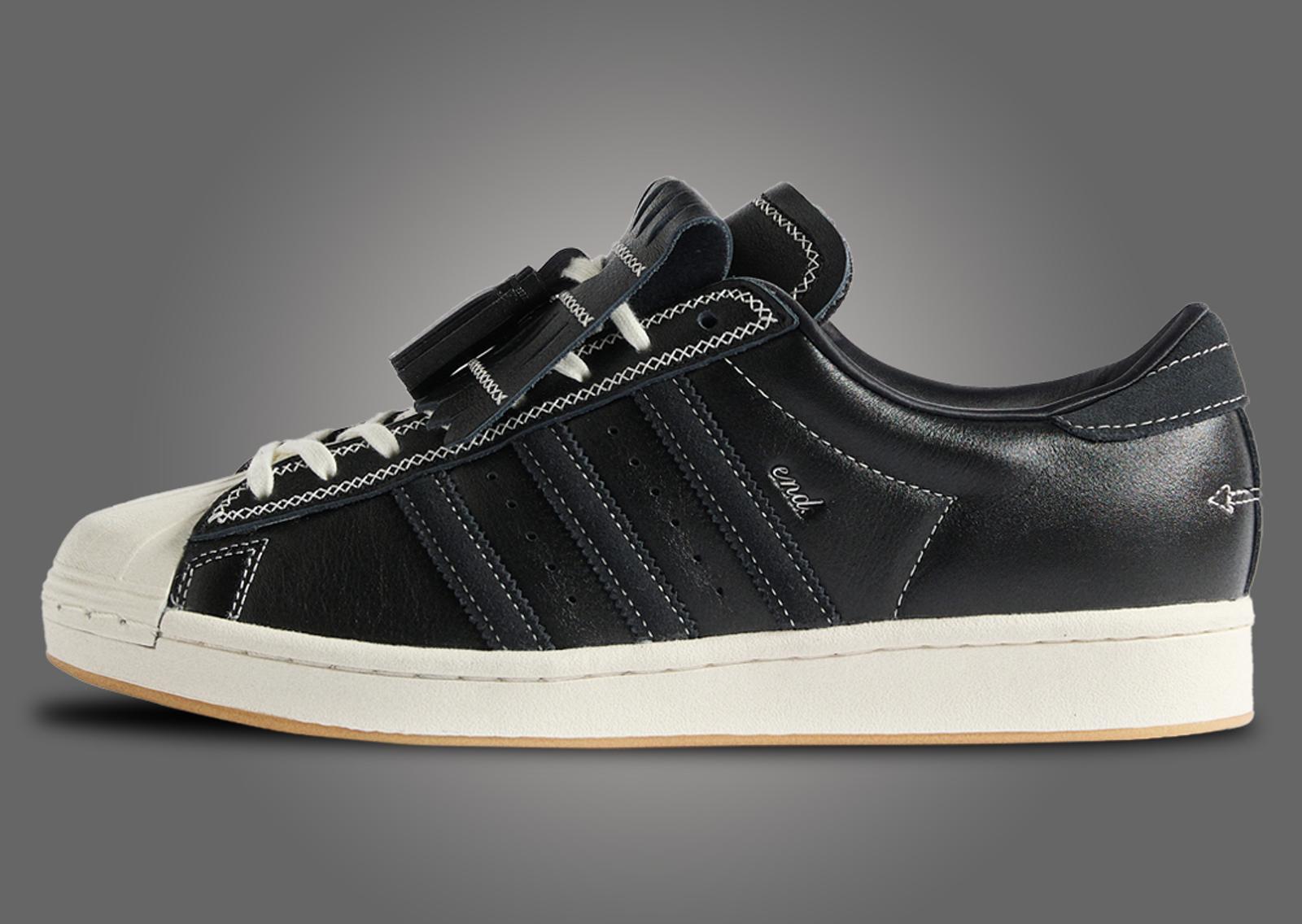 END x adidas Superstar Vintage Tying the Knot Lateral