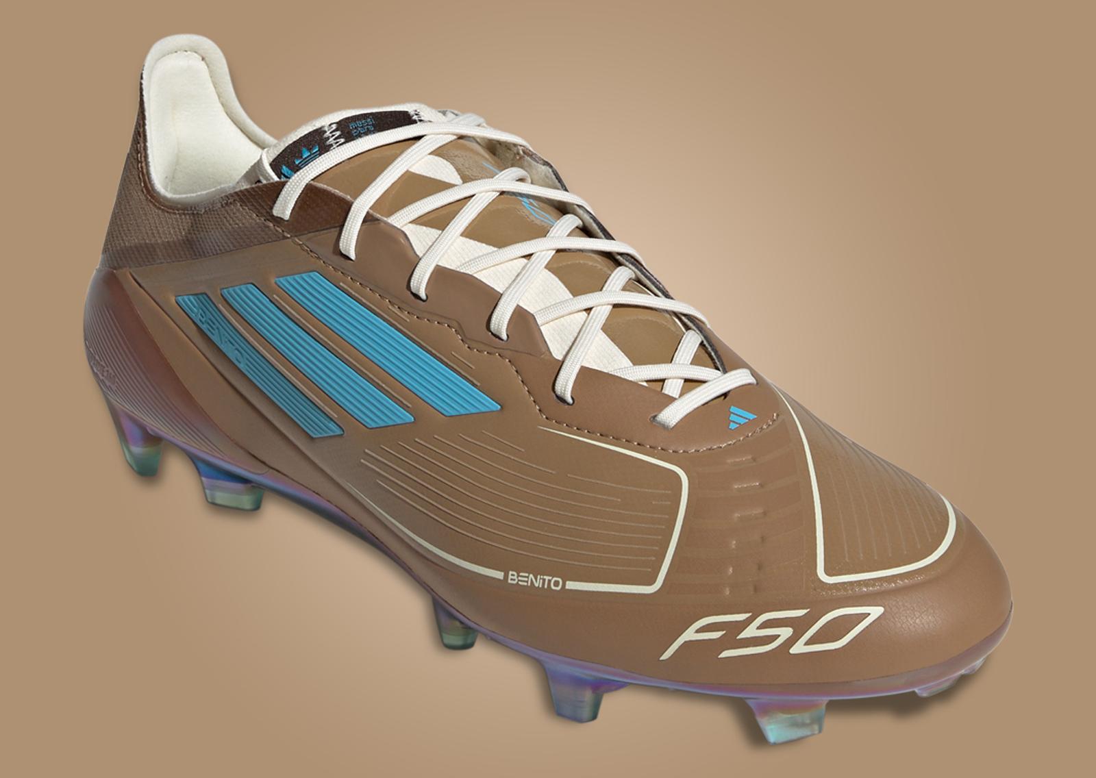 Bad Bunny x adidas F50 Messi Elite FG Cardboard Angle