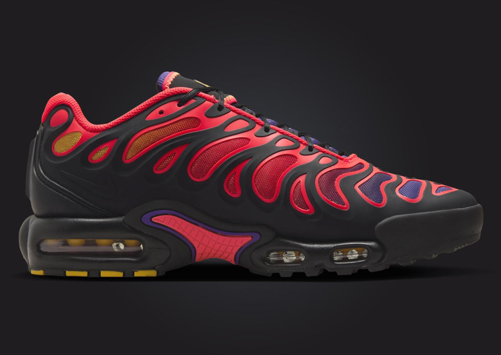 Nike Air Max Plus Drift Black Bright Crimson Medial