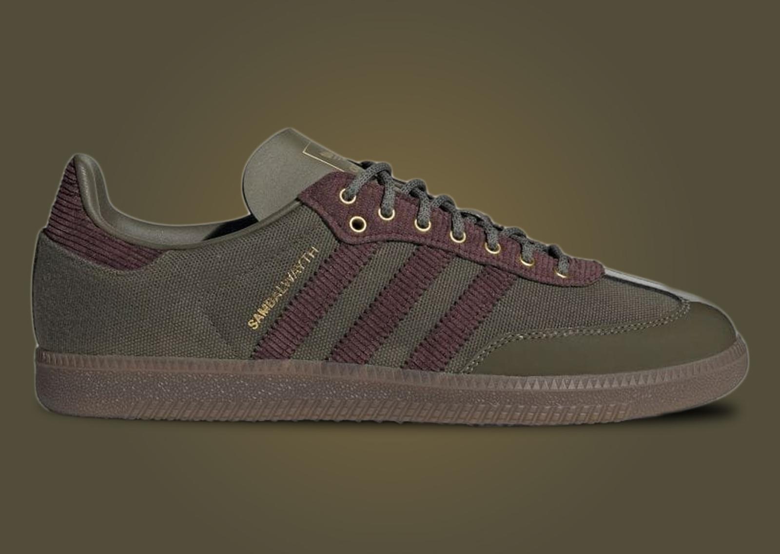 ALWAYTH x adidas Samba Olive Strata Lateral