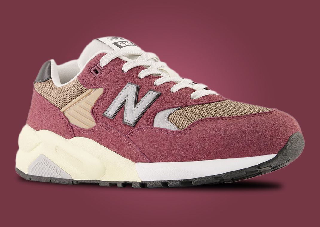 Washed Burgundy Takes Over This New Balance 580