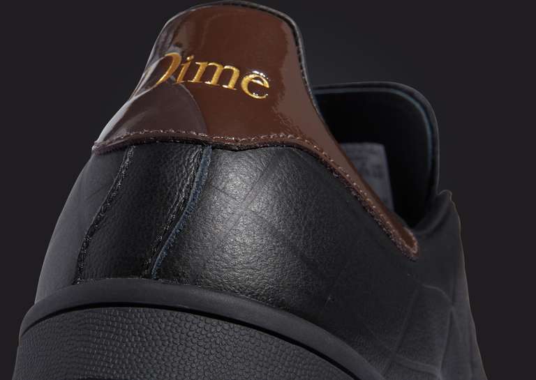 DIME x adidas Stan Smith Core Black Heel Detail