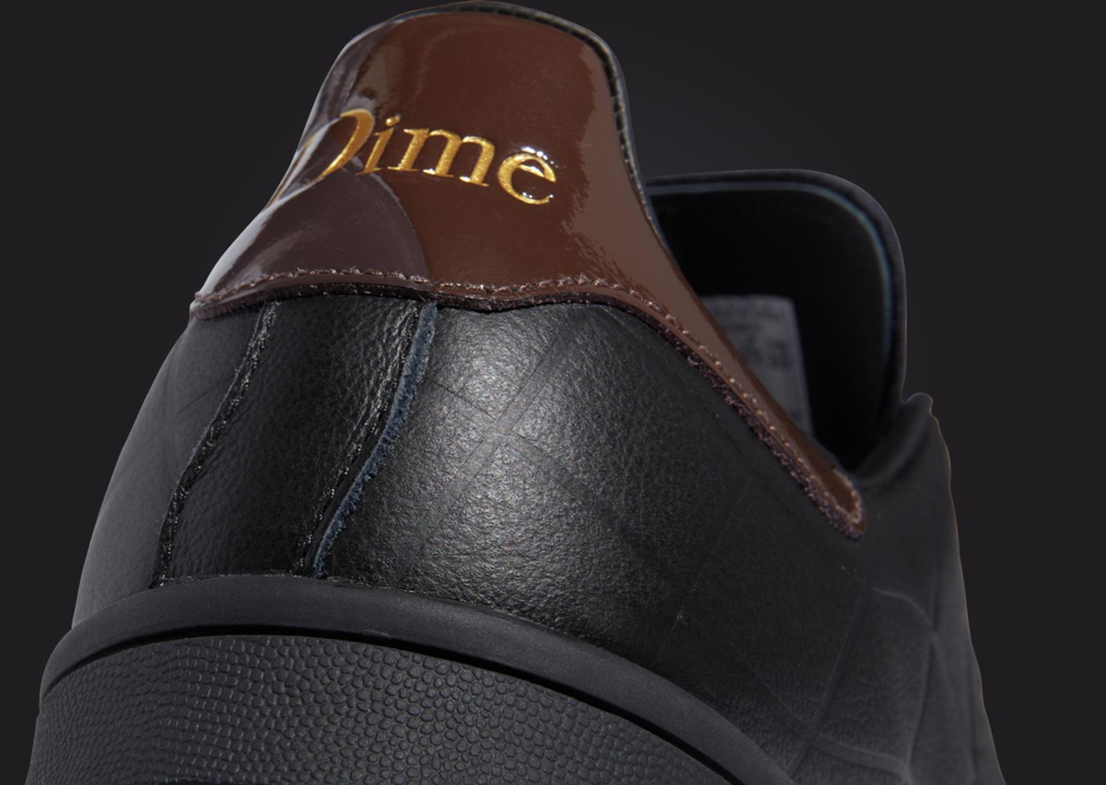 DIME x adidas Stan Smith Core Black Heel Detail