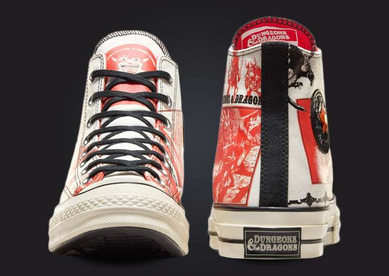 Dungeons & Dragons x Converse Chuck Taylor All Star Egret Multi Toe and Heel