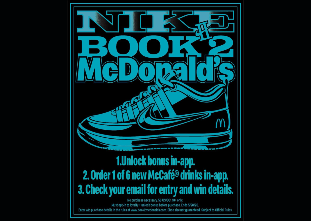 How to Win the Nike Book 2 McDonald's Friends and Family Giveaway