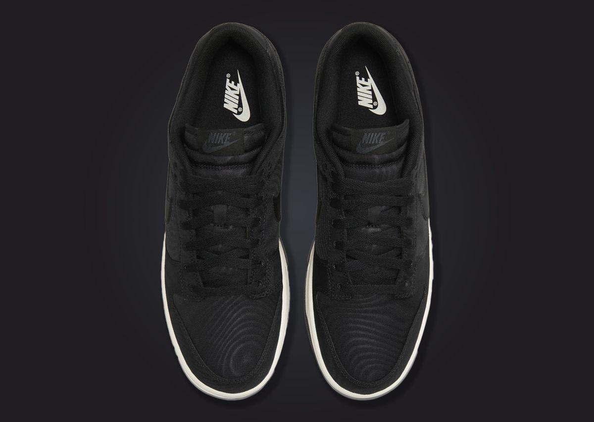 Nike Dunk Low Black Canvas DV7211-001 Release Info