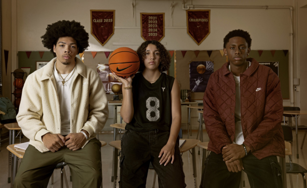 Tyran Stokes (left), Aaliyah Chavez (center), and Brandon McCoy (right)