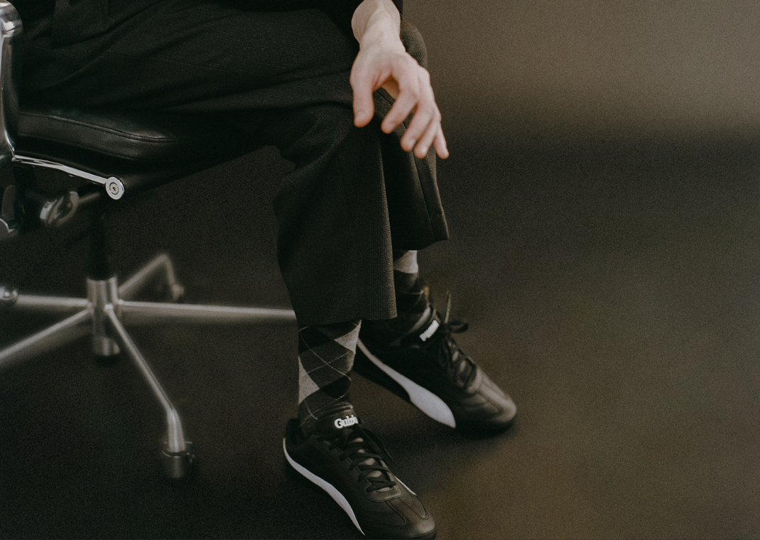 The Danielle Guizio x Puma Speedcat Leather Black White