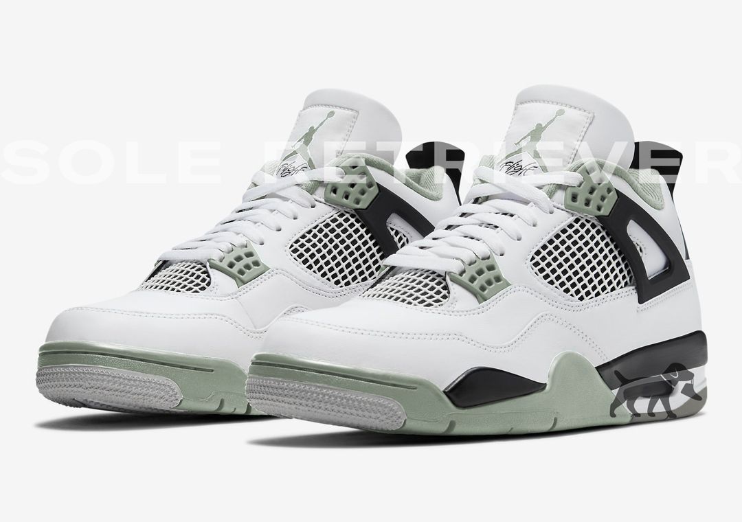 Official Look At The Air Jordan 4 Retro Seafoam (W)