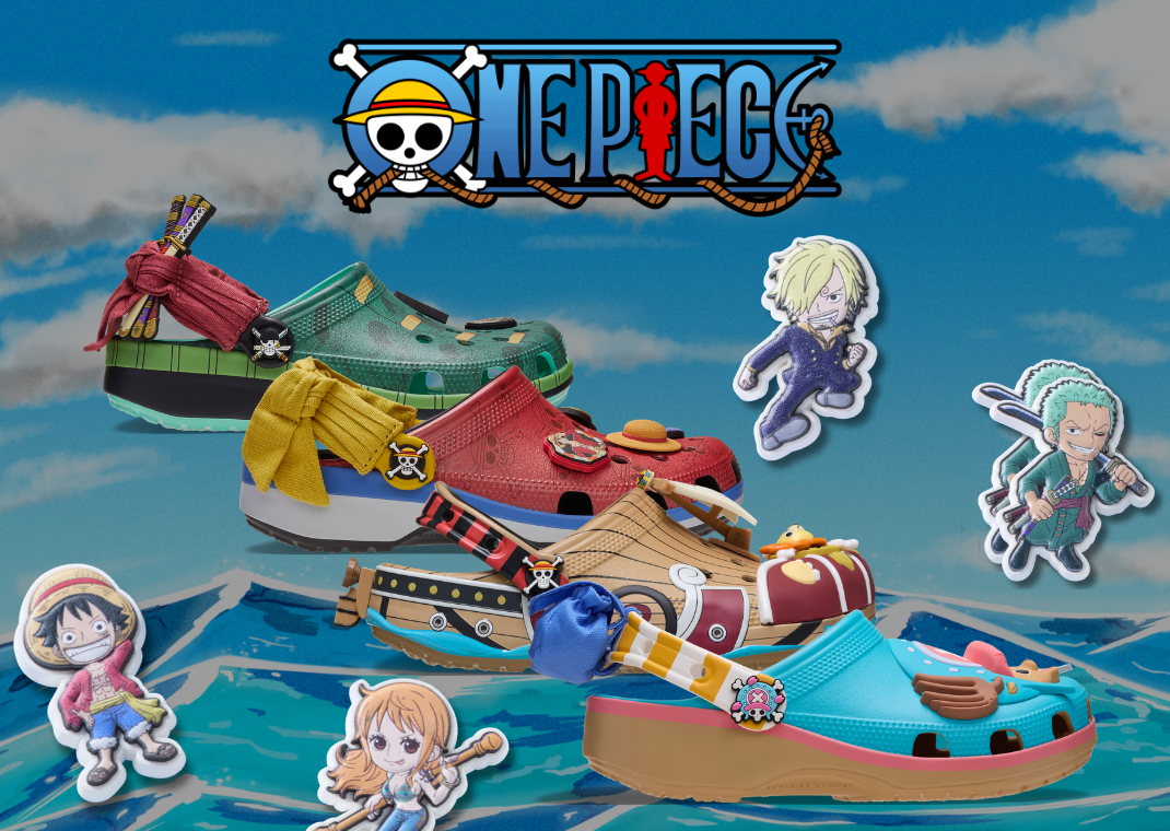 One Piece and Crocs Are Heading for the Grand Line With Four