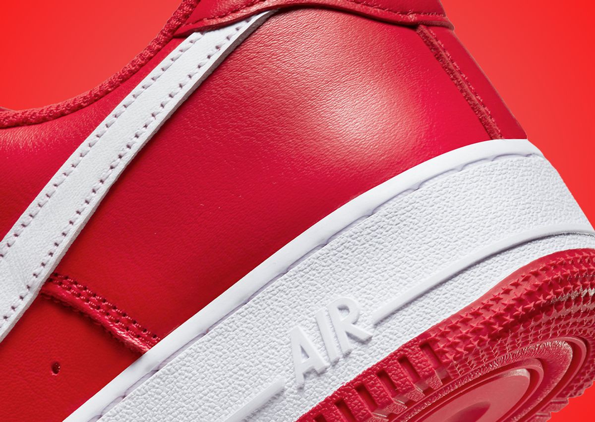 Nike's Air Force 1 Low Arrives In A Fiery Hot University Red