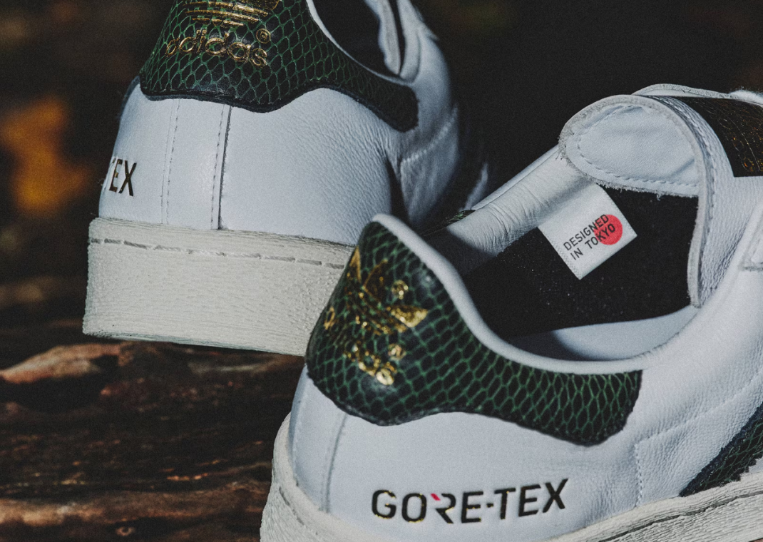 Snakeskin Superstars: atmos and adidas Reunite for Gore-Tex Shell