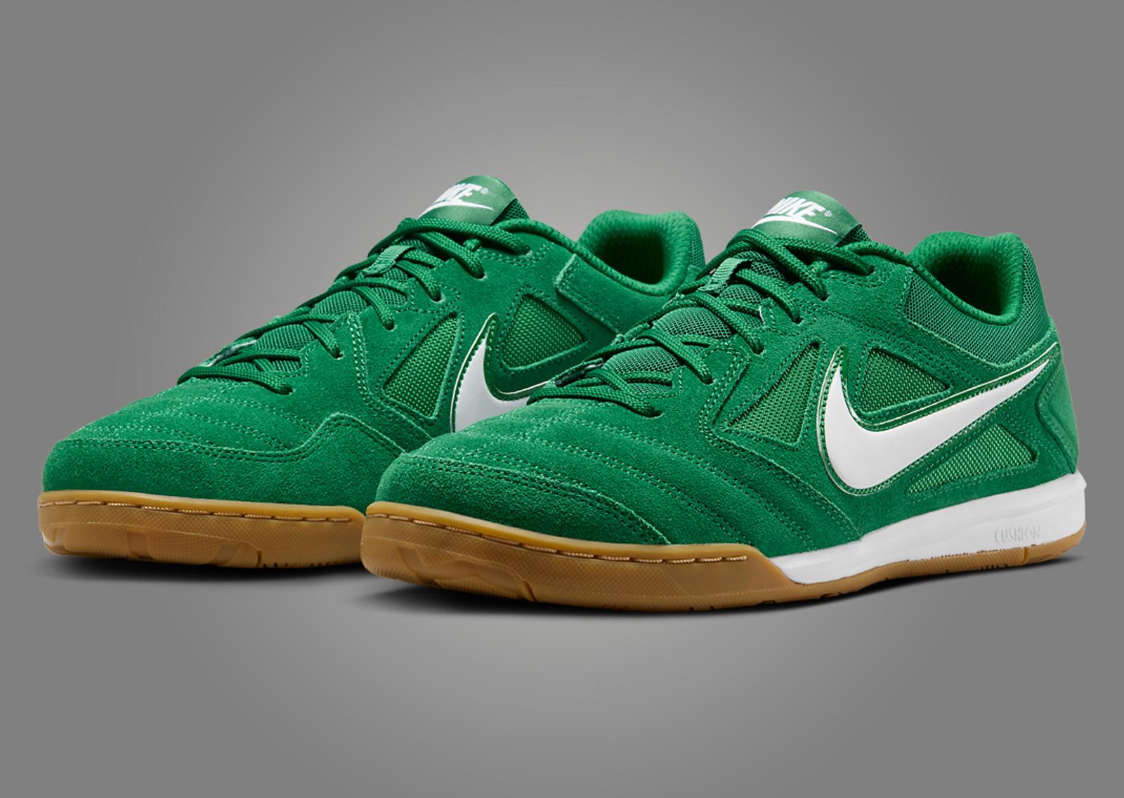 Nike Gato Pine Green White Gum Angle