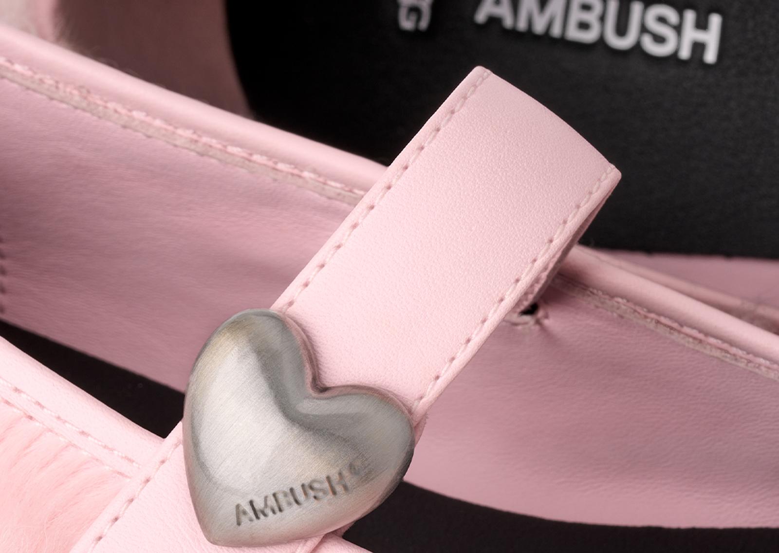 Ambush x UGG Mary Jane Pink Detail