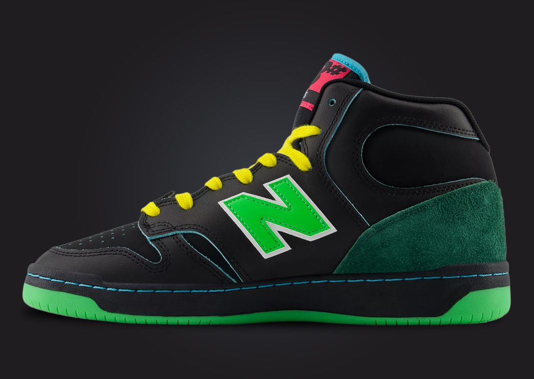 New Balance x Natas Kaupas ☆ NM480HSN High 'Black Green' New Balance Numeric 480 High x Natas Kaupas Black/Green