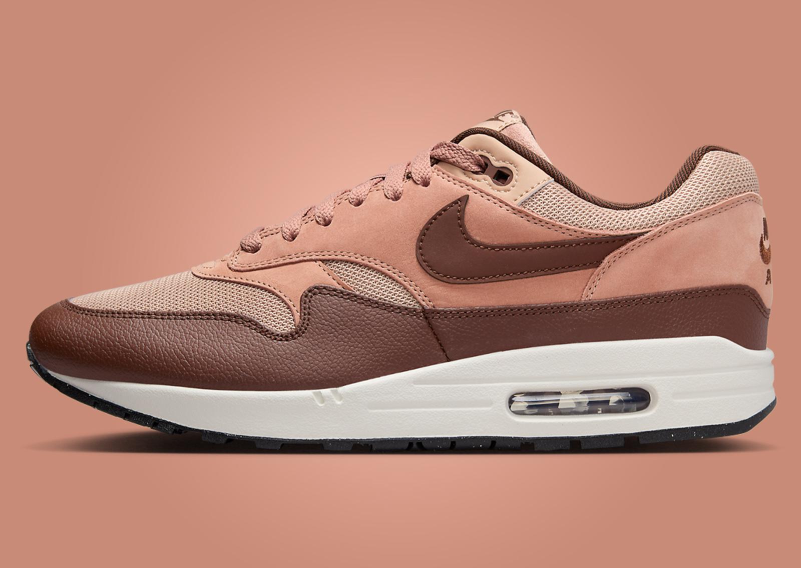 Nike Air Max 1 Cacao Wow Dusted Clay Lateral