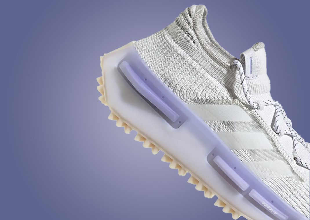 adidas gazelle silver green womens adidas NMD S1 White Light Purple – YankeeKicks Online main image 1