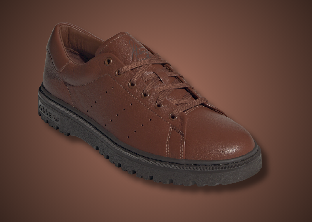 adidas stan smith leather brown