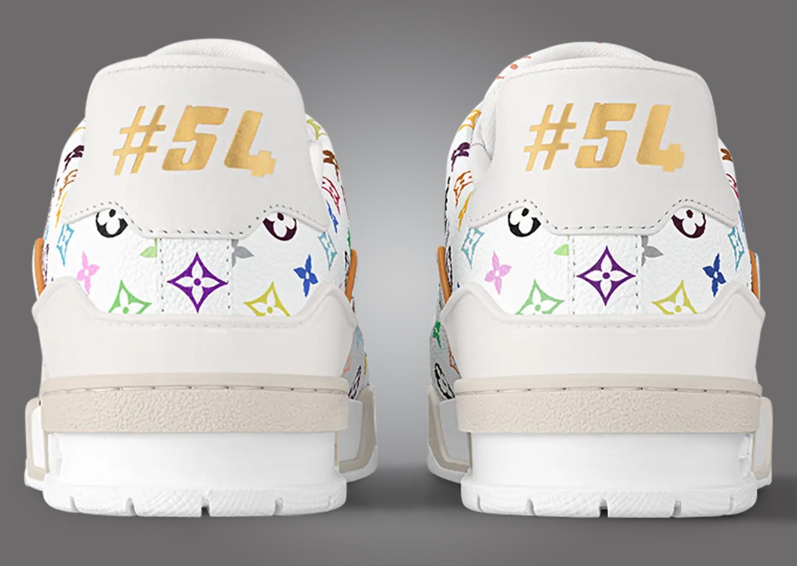 Takashi Murakami x Louis Vuitton LV Trainer White Heel