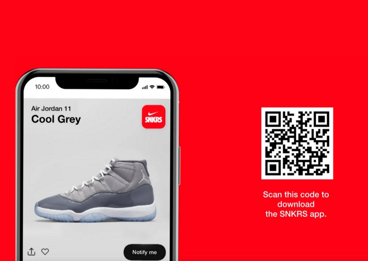 Nike jordan qr code best sale