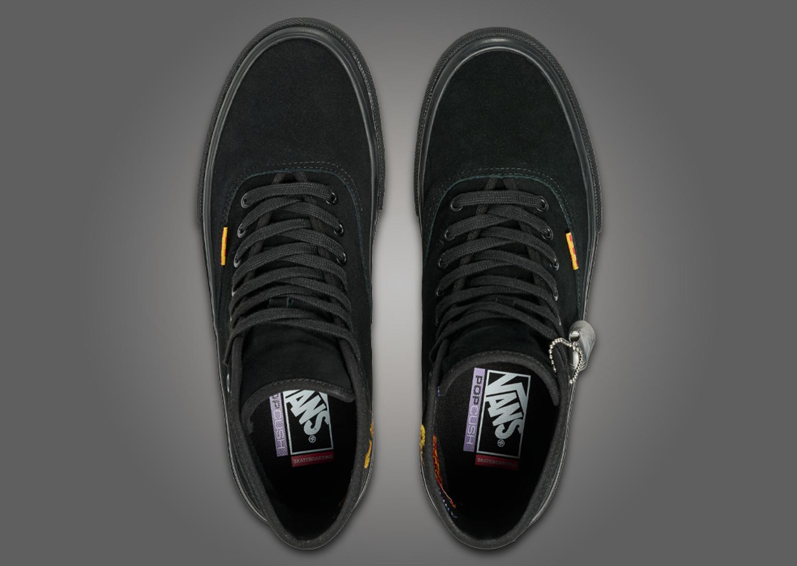 Andrew Allen x Vans Skate Authentic High Black Top