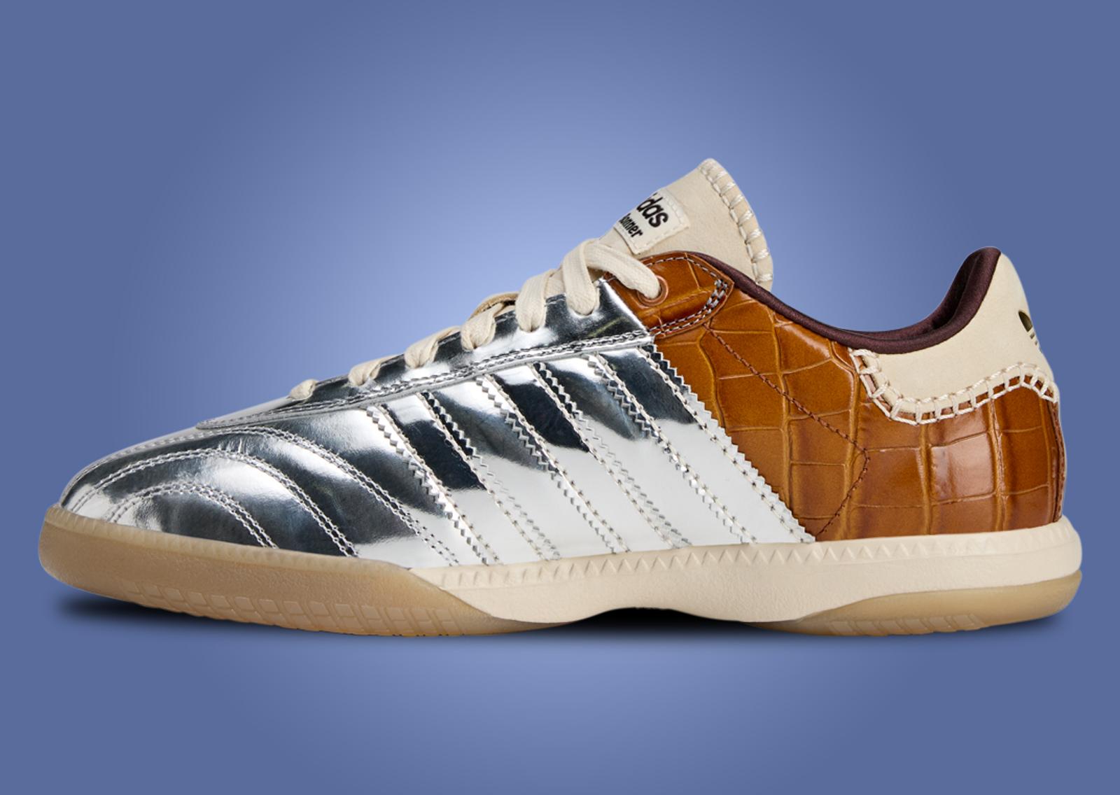 Wales Bonner x adidas Samba Millennium Chrome Brown Medial