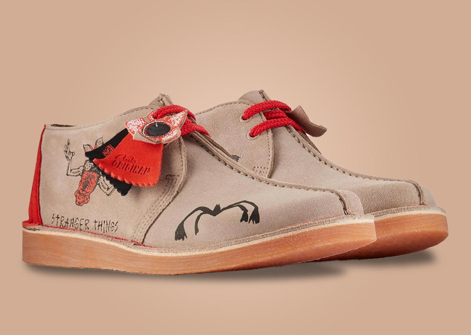 Stranger Things x Clarks Desert Trek (GS) Angle