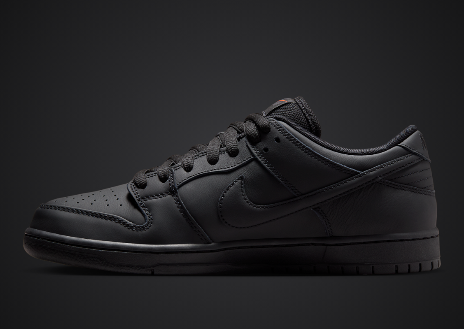 Nike SB Dunk Low ISO Triple Black Medial