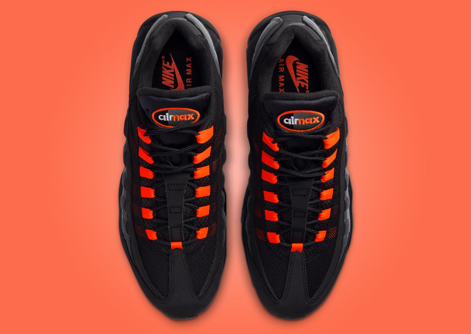 Nike Air Max 95 Black Hyper Crimson Top